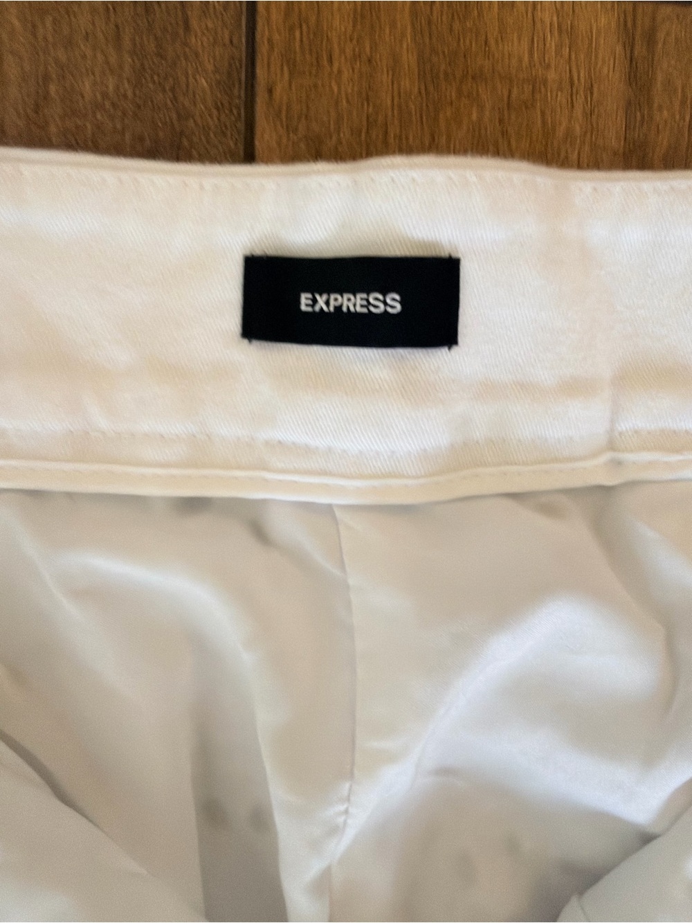 White Eyelet Cargo Pants with Side Pockets - Picture 2 of 3